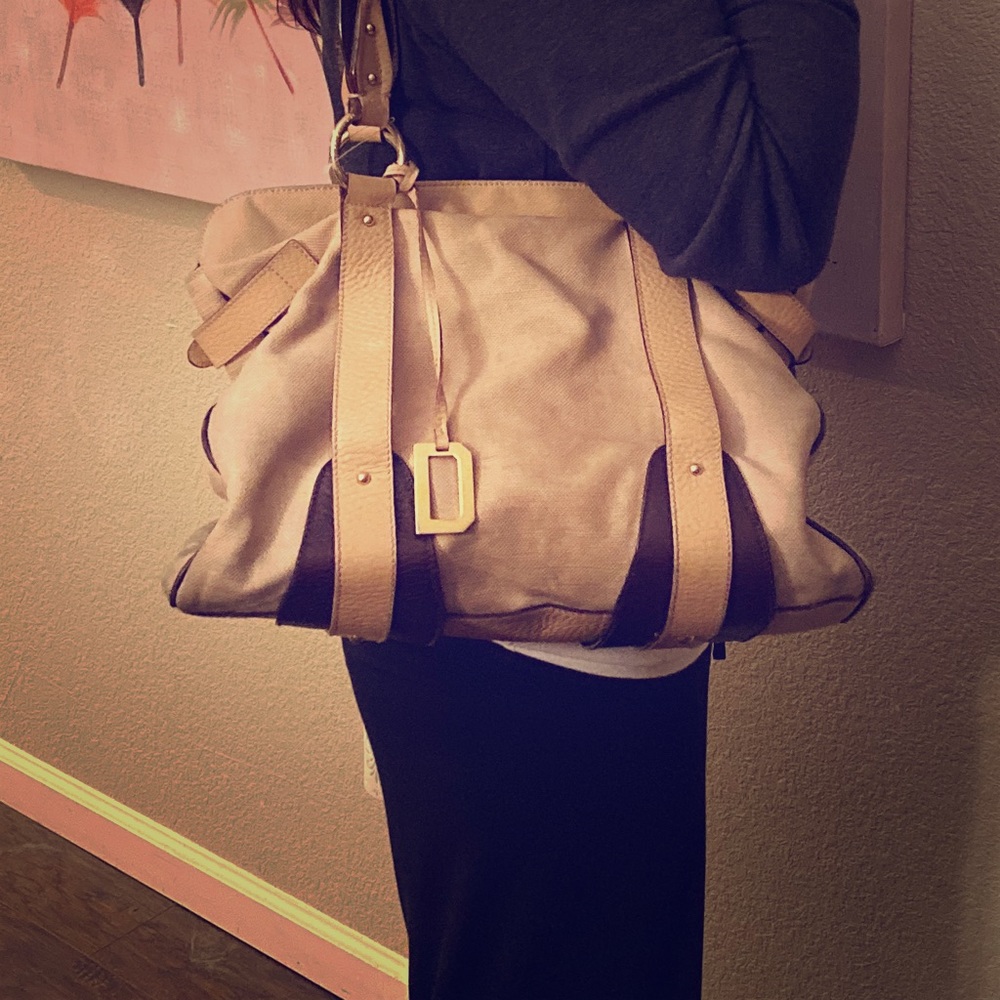 Dolce and Gabbana hobo canvas bag